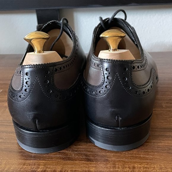 Edward Green Canterbury - Black & Cloud Antique Calf Oxfords - 8.5/9 E 82 Last main image 4